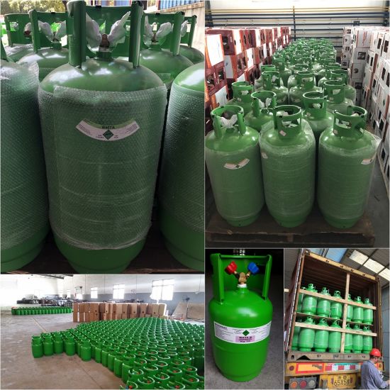 12kg Refillable Cylinder R134A Refrigerant Gas for European Market