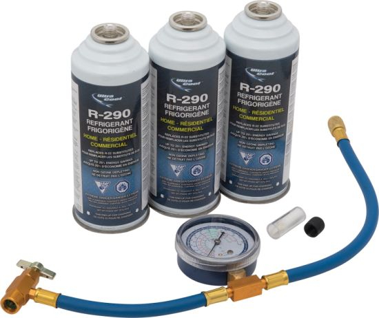 r290 refrigerant gas charging