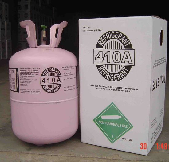 Factory Sale 11.3kg Cylinder R410A Refrigerant Gas