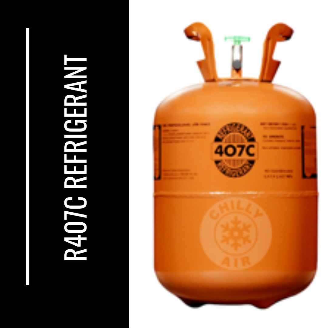 What are the reasons for the low heat transfer coefficient of R407C refrigerant