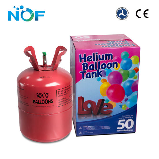Ce DOT Kgs Certified Low Pressure 18bar 13.4L Helium Gas Helium Tank