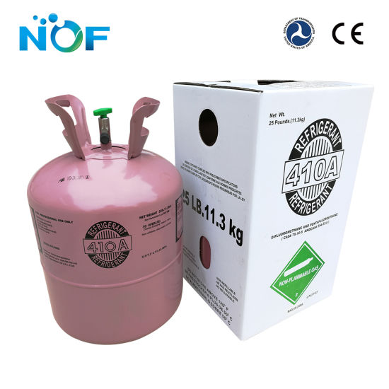 Low Price Factory Sale 11.3kg Mixed Refrigerant R410A Gas